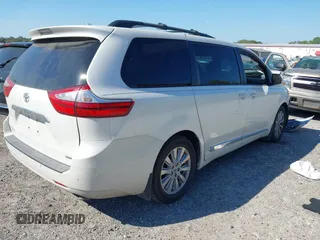 2016 Toyota Sienna XLE with VIN 5TDYK3DC8GS758226, listed as a IAAI auction lot 41894191 with 107,233 mi miles and . Bid and sale history available at DreamBid. Image 4.