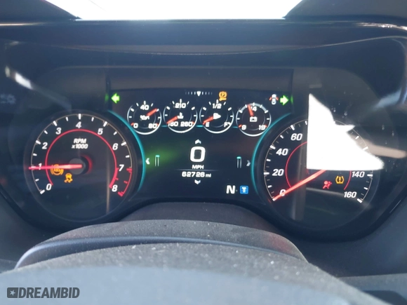 2016 Chevrolet Camaro 2LT with VIN 1G1FD1RS5G0124566, listed as a IAAI auction lot 41691391 with 62,726 mi miles. Bid and sale history available at carsss.com. Image 7.