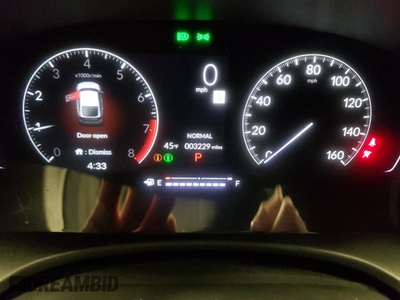 2023 Honda Civic Sport with VIN 19XFL2H80PE019334, listed as a Copart auction lot 77380663 with 3,229 mi miles and Salvage Title. Bid and sale history available at DreamBid. Image 9.