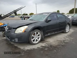2008 Nissan Maxima 3.5 SE with VIN 1N4BA41E88C802674, listed as a Copart auction lot 47862425 with 153,442 mi miles and Salvage Title. Bid and sale history available at carsss.com. Image 1.