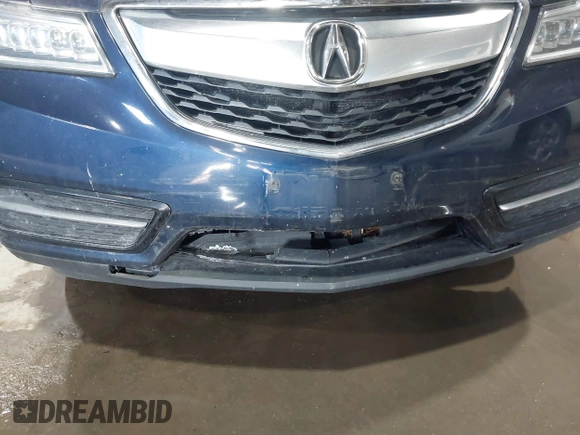 2014 Acura MDX Tech Pkg with VIN 5FRYD4H46EB048809, listed as a IAAI auction lot 41573811 with 199,888 mi miles. Bid and sale history available at carsss.com. Image 6.
