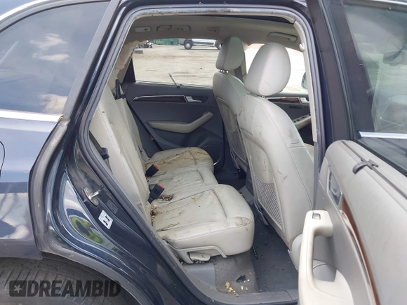 2012 Audi Q5 Prestige with VIN WA1WKAFP7CA033665, listed as a IAAI auction lot 42186872 with 196,900 mi miles and . Bid and sale history available at DreamBid. Image 8.