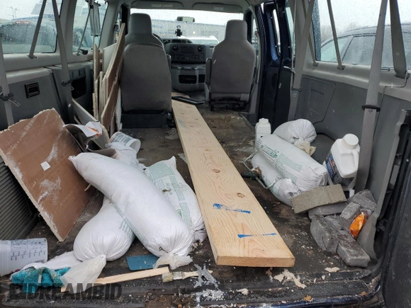 2012 Ford Econoline Passenger XL with VIN 1FBNE3BL7CDB17804, listed as a Copart auction lot 84530704 with 97,834 mi miles and Salvage title. Bid and sale history available at DreamBid. Image 10.