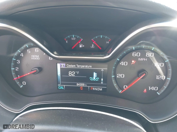 2018 Chevrolet Impala Premier with VIN 2G1125S38J9150277, listed as a IAAI auction lot 41835040 with 84,309 mi miles. Bid and sale history available at carsss.com. Image 7.