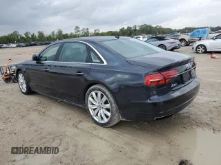 2016 Audi A8 L 4.0T Sport with VIN WAU43AFD2GN005784, listed as a Copart auction lot 78958264 with 146,710 mi miles and Salvage Title. Bid and sale history available at carsss.com. Image 2.