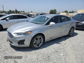2020 Ford Fusion SEL with VIN 3FA6P0CD3LR196210, listed as a Copart auction lot 60240925 with 81,768 mi miles and Salvage title. Bid and sale history available at DreamBid. Image 1.