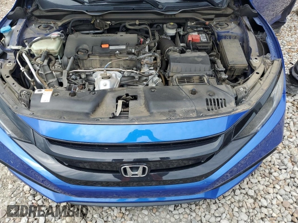 2019 Honda Civic Sport with VIN 2HGFC2F82KH562525, listed as a Copart auction lot 54543335 with 55,730 mi miles and Salvage title. Bid and sale history available at DreamBid. Image 11.