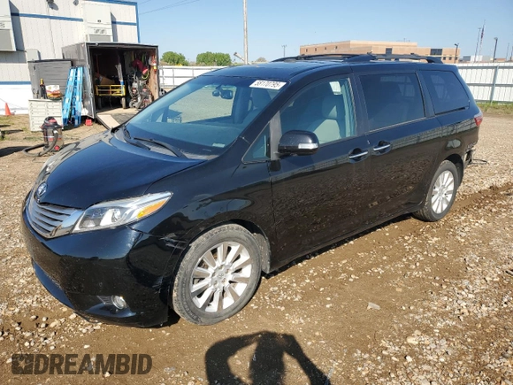 2015 Toyota Sienna Limited с VIN 5TDDK3DC5FS117905, выставлен на аукционе Copart как лот 58170795 с пробегом 118 532 миль миль и Списание • Salvage title. История ставок и продаж доступна на DreamBid. Изображение 1.