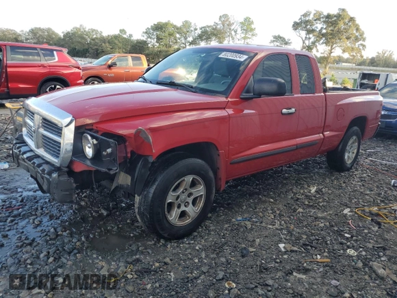 2006 Dodge Dakota SLT z VIN 1D7HE42N76S501233, wystawiony jako Copart lot #80200934 z przebiegiem 281 599 mil mil oraz Szkoda całkowita • Salvage title. Historia ofert i sprzedaży dostępna na DreamBid. Obrazek 1.