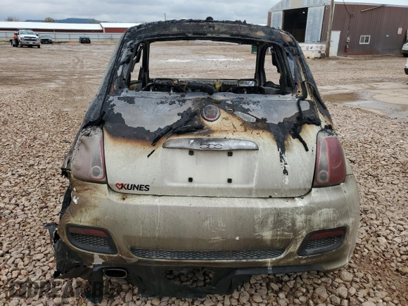 2013 FIAT 500 Sport with VIN 3C3CFFBRXDT543847, listed as a Copart auction lot 54726195 with Not provided miles and Clean title. Bid and sale history available at DreamBid. Image 6.