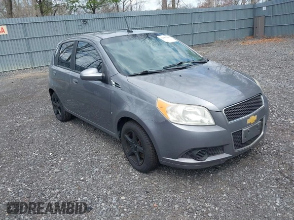2009 Chevrolet Aveo 1LT with VIN KL1TD66EX9B616420, listed as a IAAI auction lot 42007850 with 123,352 mi miles and . Bid and sale history available at DreamBid. Image 1.