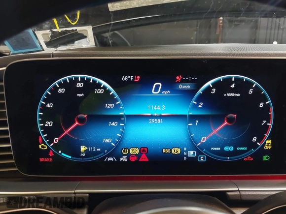 2022 Mercedes-Benz GLS 450 with VIN 4JGFF5KE8NA733344, listed as a IAAI auction lot 42296500 with 29,581 mi miles and . Bid and sale history available at DreamBid. Image 7.