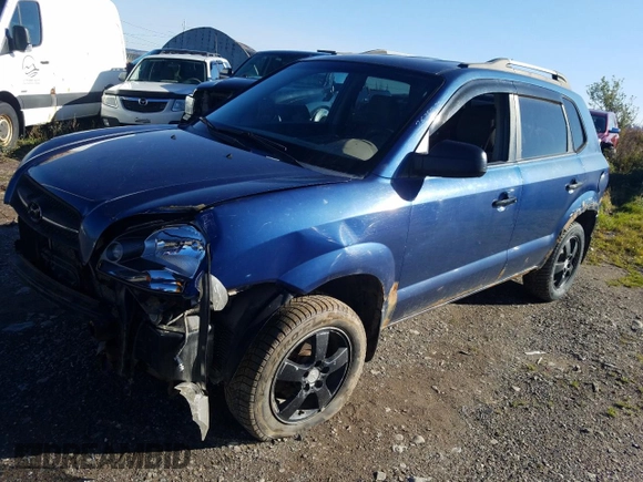 2006 Hyundai Tucson GL with VIN KM8JM72B76U405771, listed as a Copart auction lot 76751074 with 233,649 mi miles and Salvage Title. Bid and sale history available at carsss.com. Image 1.