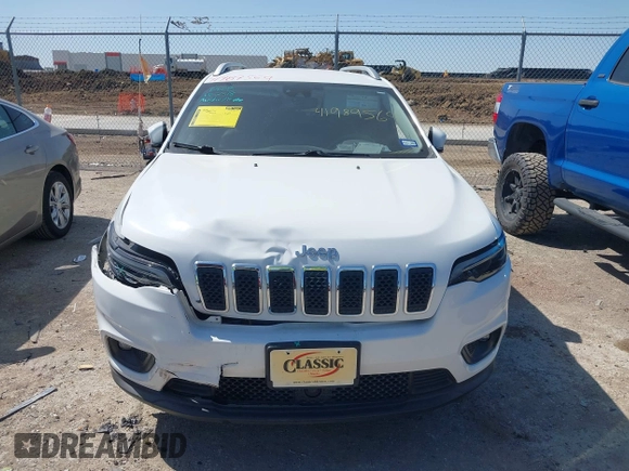 2021 Jeep Cherokee Latitude Lux with VIN 1C4PJLMX3MD176673, listed as a IAAI auction lot 41989569 with 64,156 mi miles and . Bid and sale history available at DreamBid. Image 12.