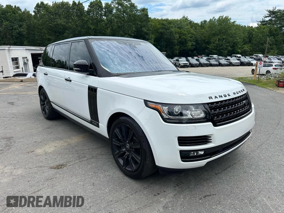 2017 Land Rover Range Rover with VIN SALGS5FEXHA361002, listed as a Copart auction lot 64232695 with 88,726 mi miles and Clean title. Bid and sale history available at DreamBid. Image 4.
