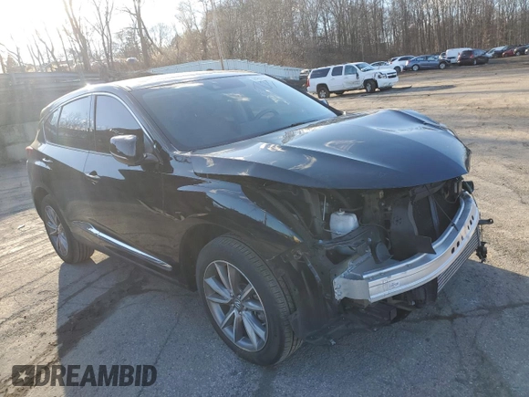 2020 Acura RDX w/Technology Pkg with VIN 5J8TC2H56LL031404, listed as a Copart auction lot 44340014 with 24,018 mi miles. Bid and sale history available at carsss.com. Image 4.