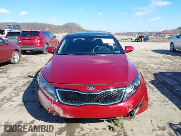 2015 Kia Optima SX Turbo with VIN 5XXGR4A68FG482416, listed as a IAAI auction lot 41547023 with 81,067 mi miles. Bid and sale history available at carsss.com. Image 13.
