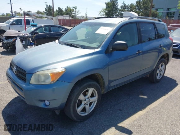 2007 Toyota RAV4 with VIN JTMBD33V975075248, listed as a IAAI auction lot 42020567 with 155,228 mi miles. Bid and sale history available at carsss.com. Image 2.