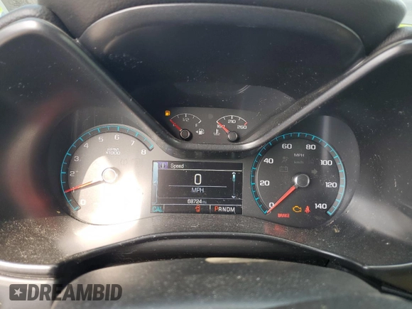 2016 Chevrolet Colorado 4WD LT with VIN 1GCGTCE33G1153311, listed as a Copart auction lot 61405225 with 68,724 mi miles and Salvage title. Bid and sale history available at DreamBid. Image 9.