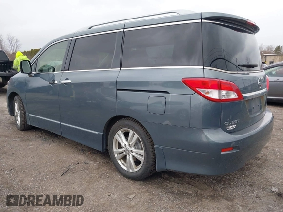 2012 Nissan Quest SL z VIN JN8AE2KP5C9047234, wystawiony jako IAAI lot #41876337 z przebiegiem 156 595 mil mil oraz . Historia ofert i sprzedaży dostępna na DreamBid. Obrazek 3.