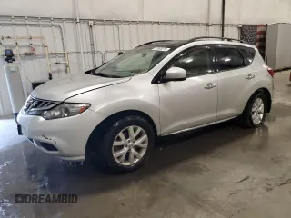2013 Nissan Murano SL with VIN JN8AZ1MW8DW301766, listed as a Copart auction lot 51008275 with 105,660 mi miles and Salvage Title. Bid and sale history available at carsss.com. Image 1.