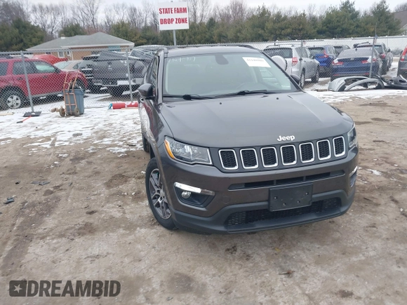 2017 Jeep Compass Latitude with VIN 3C4NJCBB9HT682278, listed as a IAAI auction lot 41240909 with 133,766 mi miles and . Bid and sale history available at DreamBid. Image 1.