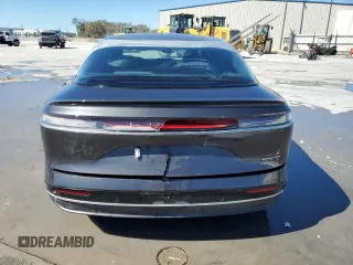 2023 Lucid Air Grand Touring with VIN 50EA1GBA1PA005532, listed as a Copart auction lot 76828684 with 0 mi miles and Non Repairable. Bid and sale history available at carsss.com. Image 6.
