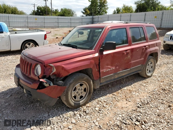 2014 Jeep Patriot Sport with VIN 1C4NJPBA8ED722947, listed as a Copart auction lot 71288624 with 143,883 mi miles and Salvage title. Bid and sale history available at DreamBid. Image 1.