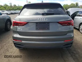 2024 Audi Q3 S line Premium with VIN WA1DECF36R1072831, listed as a Copart auction lot 57332885 with 9,667 mi miles and Salvage title. Bid and sale history available at DreamBid. Image 6.