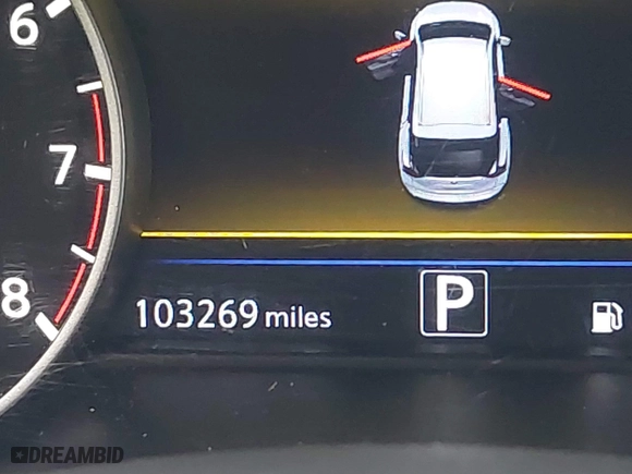 2015 Nissan Murano SL with VIN 5N1AZ2MH8FN203666, listed as a IAAI auction lot 41468871 with 103,269 mi miles. Bid and sale history available at carsss.com. Image 15.