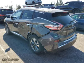 2015 Nissan Murano SV with VIN 5N1AZ2MG7FN269018, listed as a Copart auction lot 45927275 with 116,290 mi miles and Salvage Title. Bid and sale history available at carsss.com. Image 2.