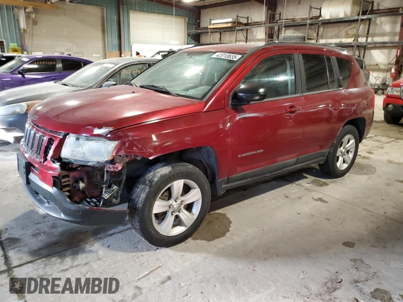 2011 Jeep Compass with VIN 1J4NT1FA1BD159862, listed as a Copart auction lot 42010635 with 114,243 mi miles and Salvage Title. Bid and sale history available at carsss.com. Image 1.