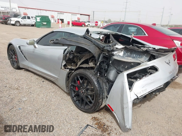 2017 Chevrolet Corvette 3LT z VIN 1G1YF2D75H5107508, wystawiony jako IAAI lot #41841970 z przebiegiem 107 296 mil mil oraz . Historia ofert i sprzedaży dostępna na DreamBid. Obrazek 3.