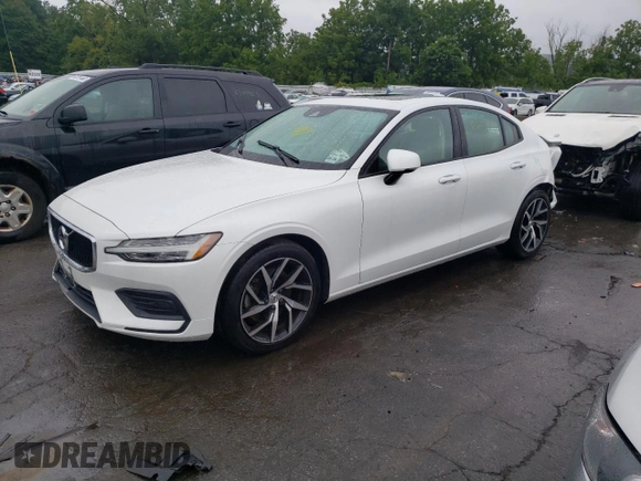 2020 Volvo S60 Momentum with VIN 7JR102FK0LG044280, listed as a Copart auction lot 63286173 with 51,887 mi miles. Bid and sale history available at carsss.com. Image 1.