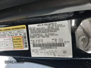 2017 Ford Fusion SE with VIN 3FA6P0HD8HR251153, listed as a IAAI auction lot 41580390 with 109,758 mi miles. Bid and sale history available at carsss.com. Image 9.