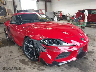 2020 Toyota GR Supra 3.0 with VIN WZ1DB4C05LW024618, listed as a IAAI auction lot 41862297 with 15,382 mi miles. Bid and sale history available at carsss.com. Image 1.