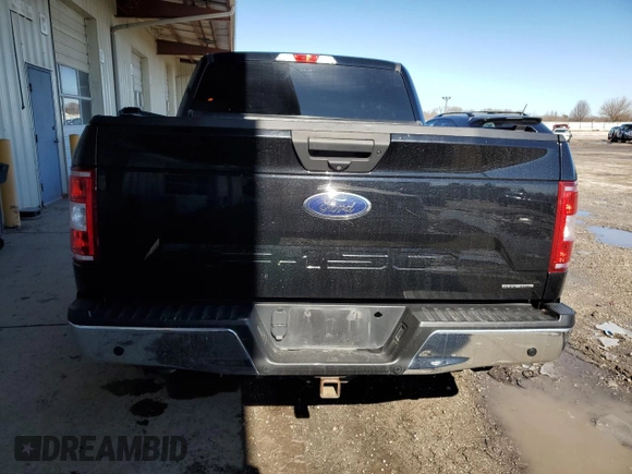 2018 Ford F-150 XL with VIN 1FTEW1E53JKE60547, listed as a Copart auction lot 48201675 with 185,399 mi miles and Clean Title. Bid and sale history available at DreamBid. Image 6.