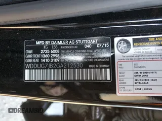 2016 Mercedes-Benz S-Class AMG S 63 with VIN WDDUG7JB2GA212530, listed as a Copart auction lot 86179514 with 143,260 mi miles and Salvage Title. Bid and sale history available at carsss.com. Image 13.