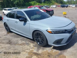 2023 Honda Civic Sport with VIN 2HGFE2F59PH558110, listed as a IAAI auction lot 42333526 with 41,375 mi miles and . Bid and sale history available at DreamBid. Image 1.