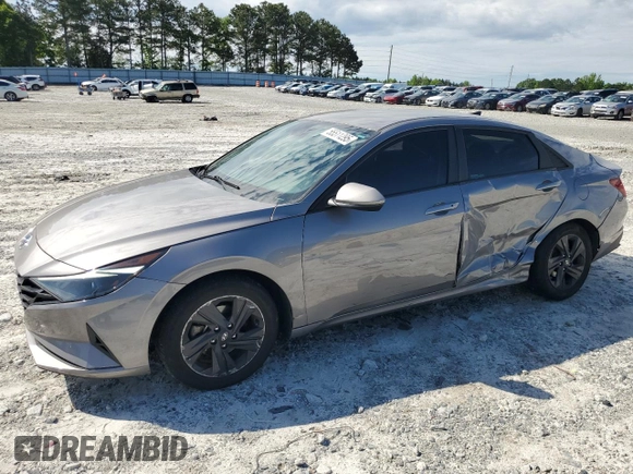 2021 Hyundai Elantra SEL z VIN KMHLS4AG8MU192997, wystawiony jako Copart lot #55511295 z przebiegiem 83 216 mil mil oraz Szkoda całkowita • Salvage title. Historia ofert i sprzedaży dostępna na DreamBid. Obrazek 1.