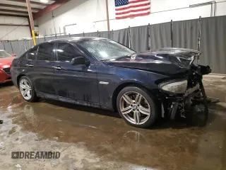 2013 BMW 5 Series 550i xDrive with VIN WBAFU9C5XDDY71476, listed as a Copart auction lot 49231685 with 165,909 mi miles and Salvage Title. Bid and sale history available at carsss.com. Image 4.