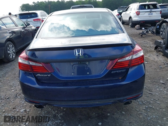 2016 Honda Accord Sport z VIN 1HGCR2F53GA185880, wystawiony jako IAAI lot #42605304 z przebiegiem 100 752 mil mil oraz . Historia ofert i sprzedaży dostępna na DreamBid. Obrazek 16.