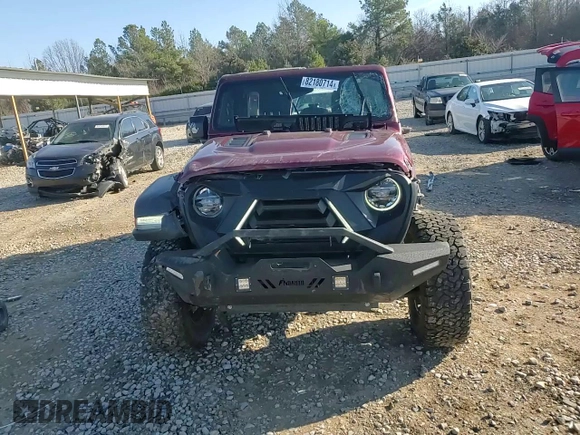 2021 Jeep Wrangler Unlimited Rubicon with VIN 1C4HJXFG8MW706357, listed as a Copart auction lot 82180714 with 48,074 mi miles and Salvage Title. Bid and sale history available at carsss.com. Image 12.