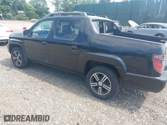 2014 Honda Ridgeline Sport with VIN 5FPYK1F71EB003710, listed as a IAAI auction lot 42777931 with 126,755 mi miles and . Bid and sale history available at DreamBid. Image 3.