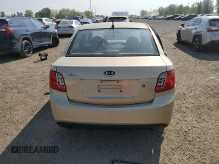 2011 Kia Rio with VIN KNADH4B38B6725531, listed as a Copart auction lot 72389974 with 124,315 mi miles and Salvage Title. Bid and sale history available at DreamBid. Image 6.