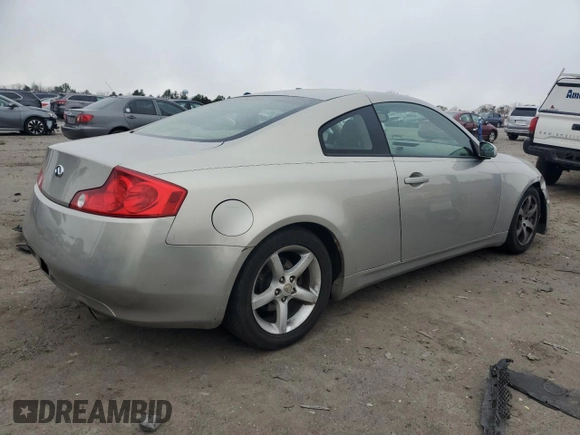 2003 Infiniti G35 Coupe w/Leather with VIN JNKCV54E33M207477, listed as a Copart auction lot 82015404 with 142,755 mi miles and Salvage Title. Bid and sale history available at carsss.com. Image 3.