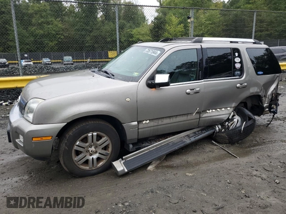 2008 Mercury Mountaineer Premier with VIN 4M2EU48E08UJ00891, listed as a Copart auction lot 73571944 with 103,397 mi miles and Salvage Title. Bid and sale history available at carsss.com. Image 1.