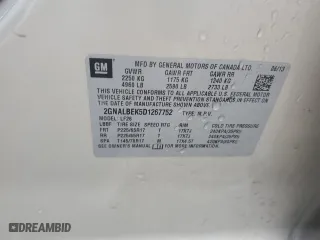 2013 Chevrolet Equinox LS with VIN 2GNALBEK5D1267752, listed as a Copart auction lot 52978135 with 176,375 mi miles and Salvage Title. Bid and sale history available at carsss.com. Image 13.