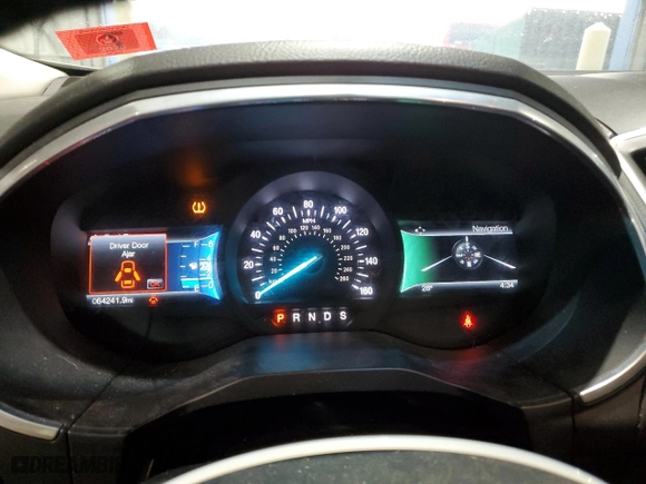 2017 Ford Edge Titanium with VIN 2FMPK4K99HBC00988, listed as a Copart auction lot 42294115 with 64,241 mi miles and Salvage Title. Bid and sale history available at carsss.com. Image 9.