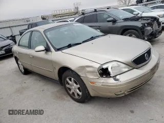 2001 Mercury Sable LS Premium with VIN 1MEFM55S61G639738, listed as a Copart auction lot 85276154 with 137,887 mi miles and Salvage Title. Bid and sale history available at DreamBid. Image 4.